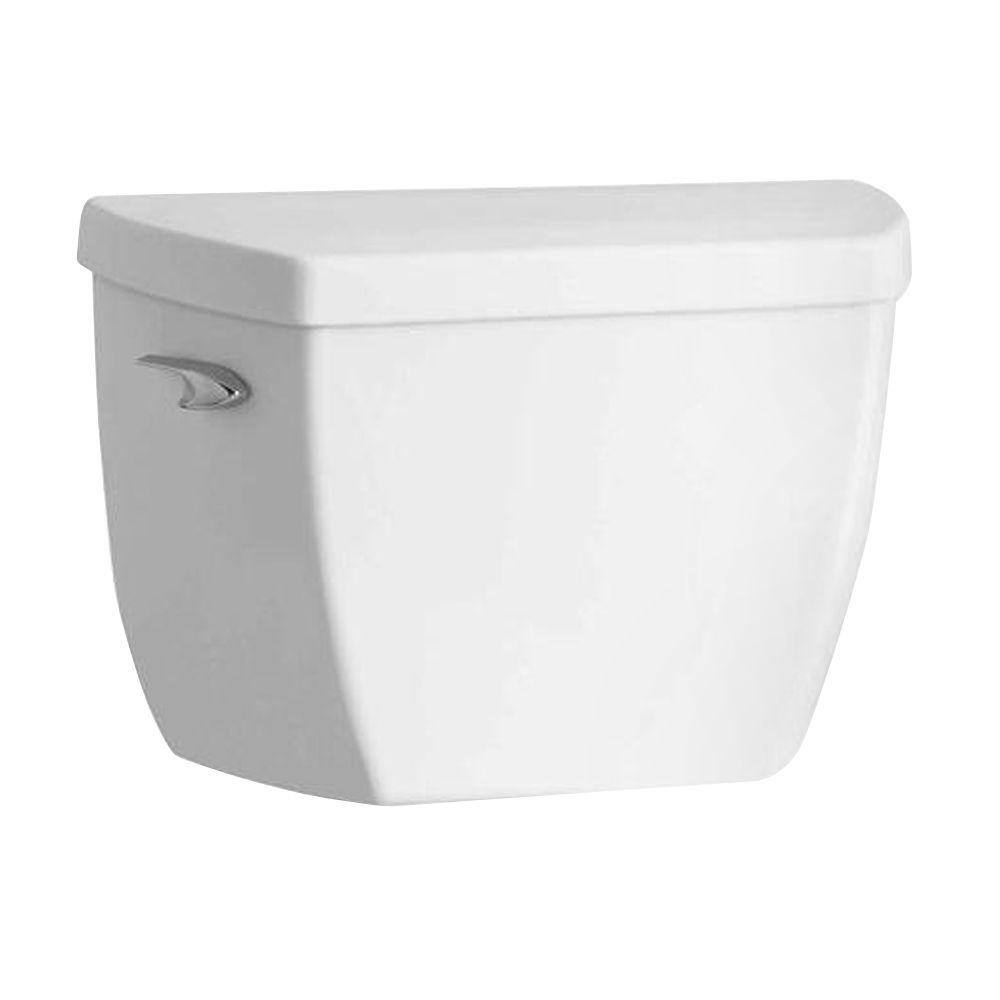 KOHLER Highline 1.0 GPF Single Flush Toilet Tank Only in White-K-4484-T ...