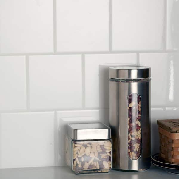 Daltile - Restore Bright White 6 in. x 6 in. Ceramic Wall Tile (12.50 sq. ft. /case)