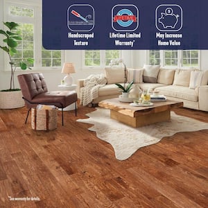American Vintage Scraped Fall Classic 3/4 in. T x 5 in. W x Varying L Solid Hardwood Flooring (23.5 sqft / case)