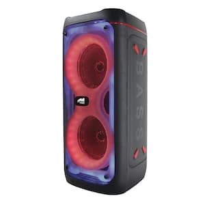 4 in. Party Bluetooth Speakers with All New Multi-Color Blaze-8 Rhythm Lights