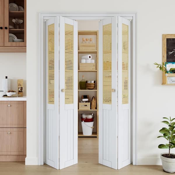 ボ*ー様 INTEGRAL Design SILDOMEとバグネット ARK DESIGN 48 in. x 80 in. Paneled Solid Core White Finished Wood