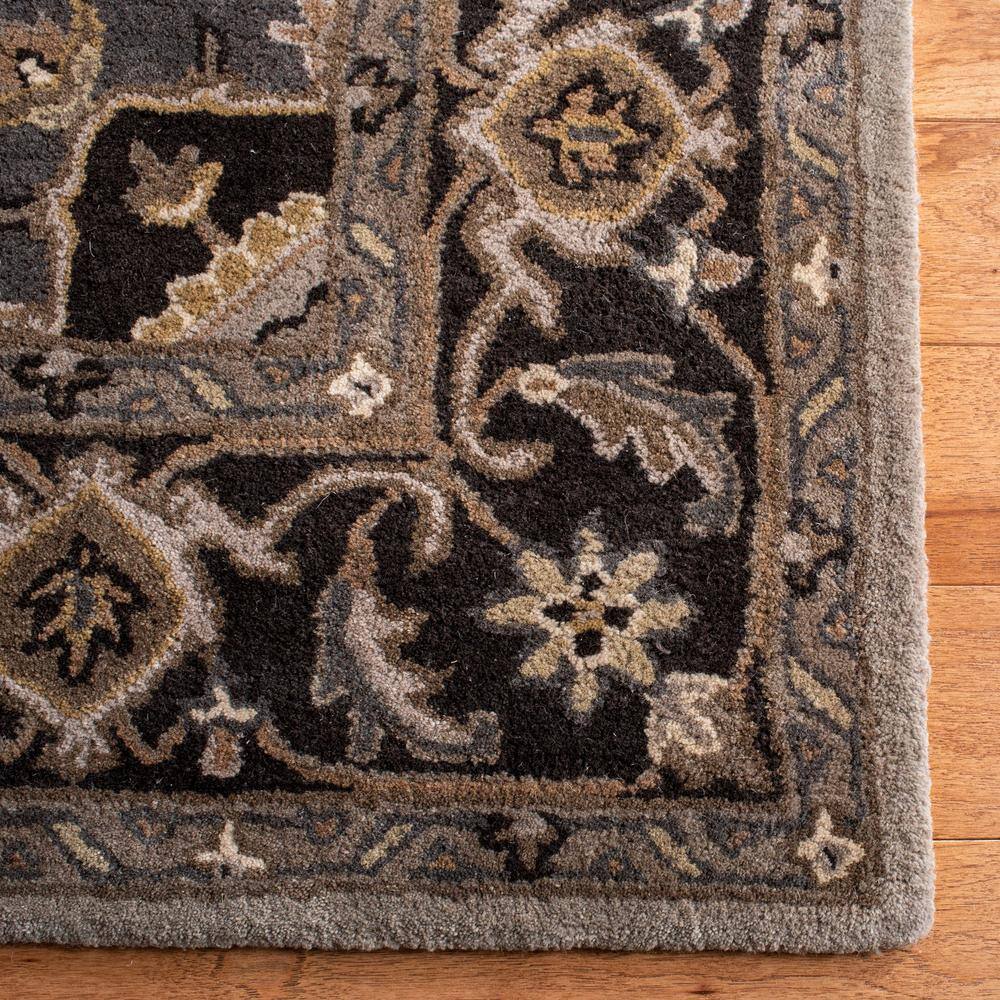 Handmade Multicolor Wool Tufted Square Rug 7'