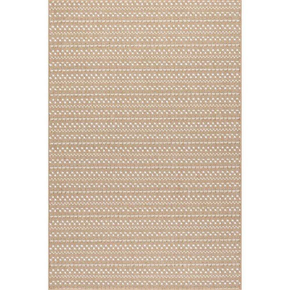Haylo Geometric Neutral 4 ft. x 6 ft. Indoor/Outdoor Patio Area Rug price history on PriceWatchPro