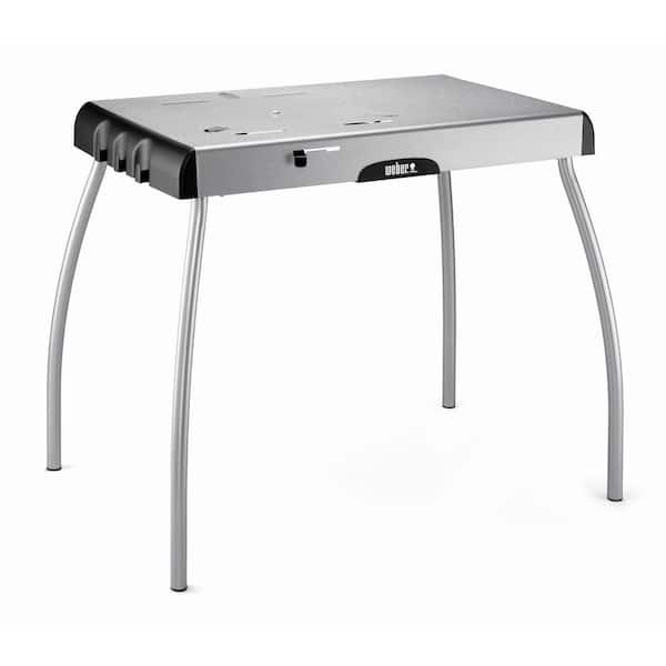 Weber Portable Table for Smokey Joe Silver/Gold Charcoal, Jumbo Joe Charcoal, & Go-Anywhere Gas and Charcoal Grill