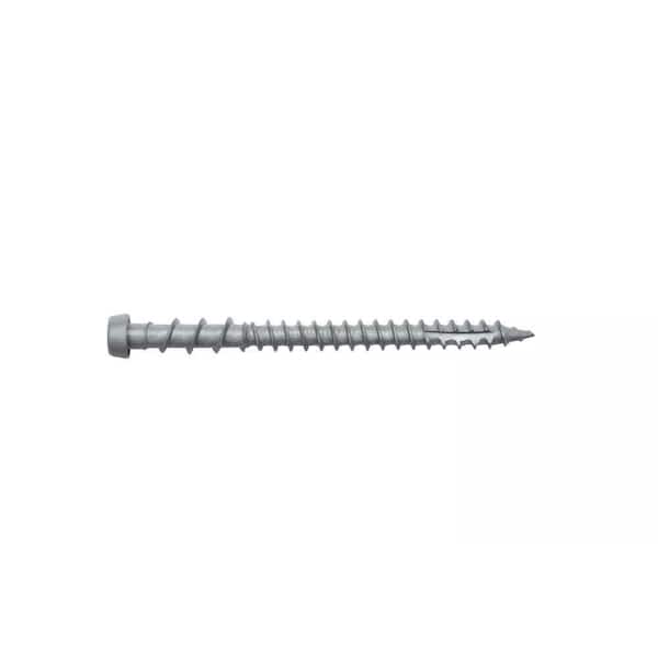 350-Pack #10 x 2-1/2 in. FW and RN Torx Flat Undercut Color Match Composite Deck Screw (4 lb. /350-Piece)