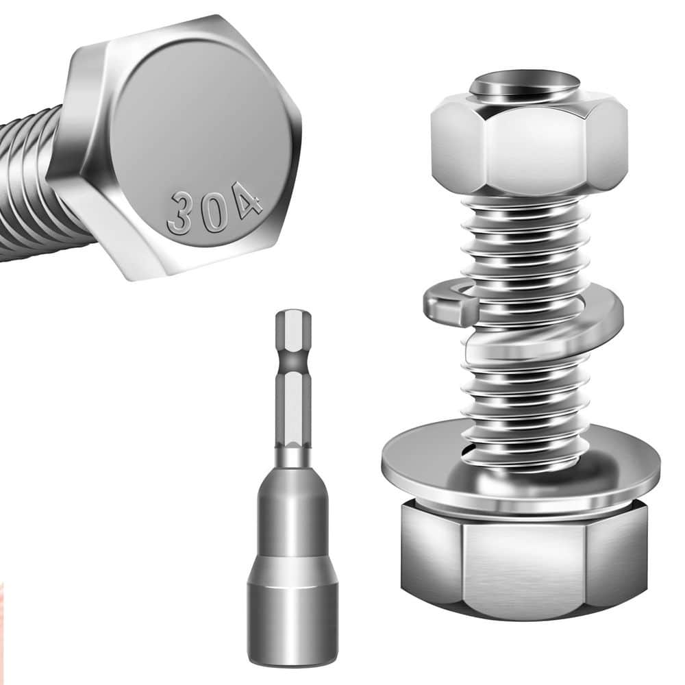 5/16 in. -18 x 1 in. 304 Stainless Steel Hex Bolt (12-Pack) price history on PriceWatchPro