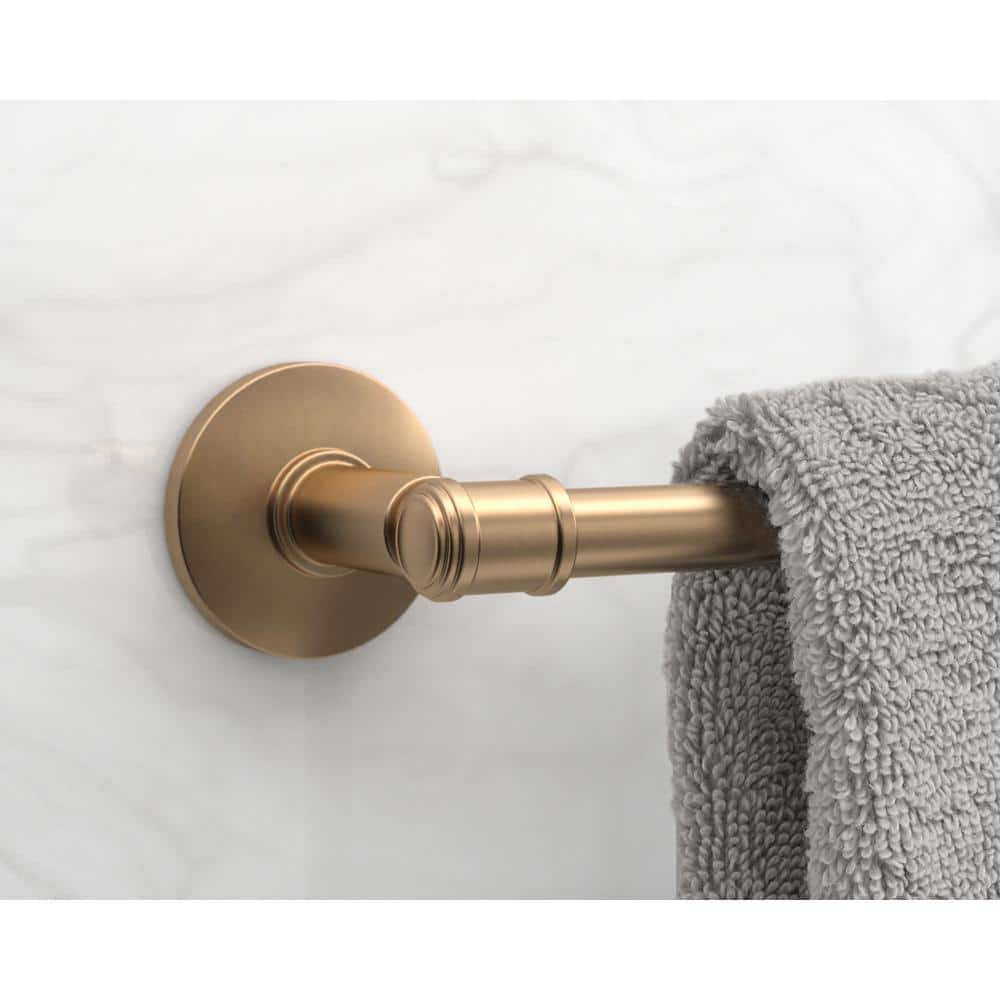 Brushed Gold 3-Piece Metal Bathroom Hardware Set
