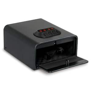 Home Defense 0.25 cu. ft. Quick Access Front Open Security Vault with Electronic Lock, Matte Black