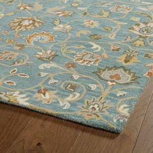 Middleton Turquoise 9 ft. x 12 ft. Area Rug