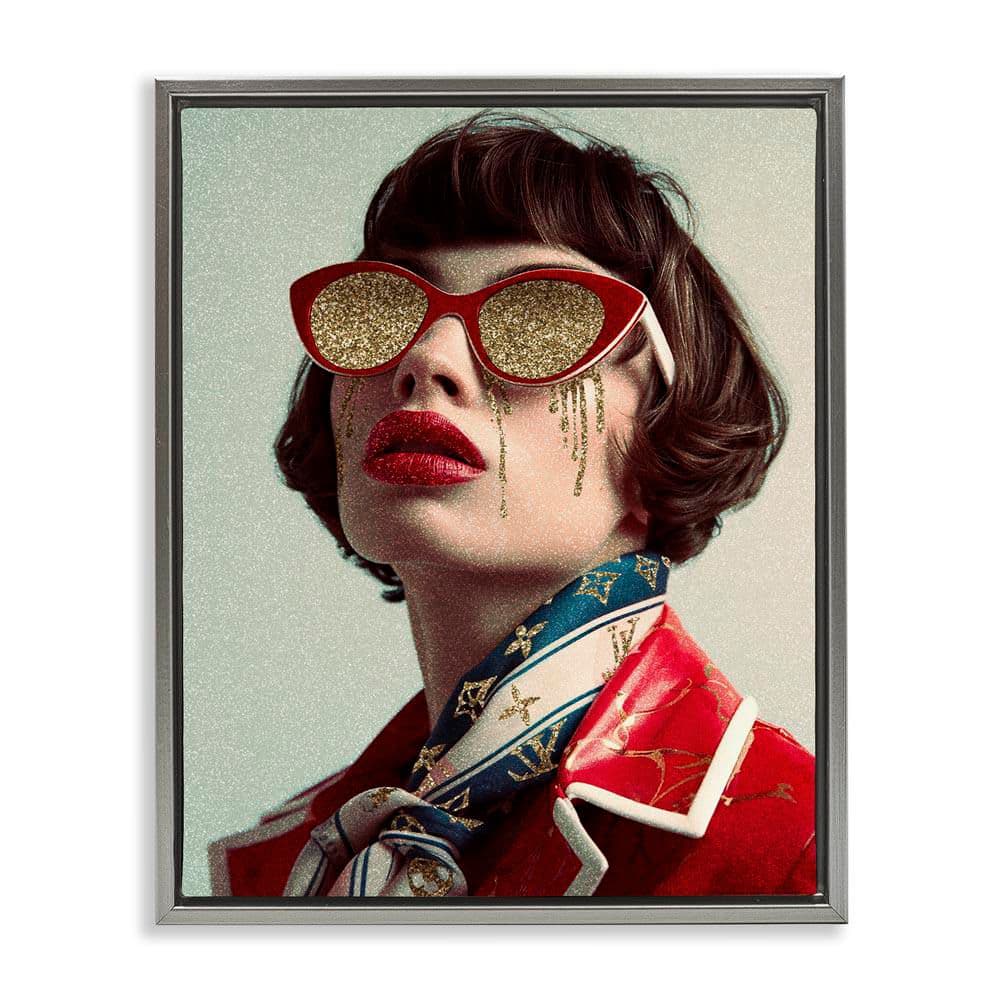 Stupell Industries Retro Woman with Glam Tears by Svetlana