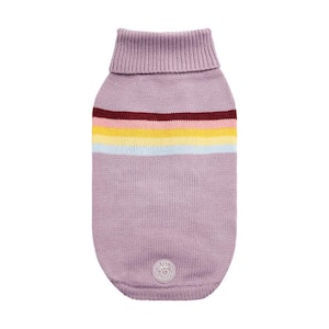 2X-Large Lavender Retro Sweater for Dogs