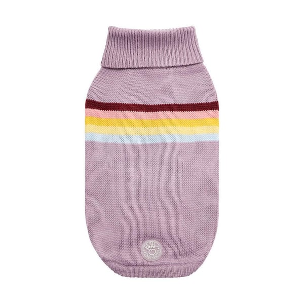 GF PET Medium Lavender Retro Sweater for Dogs
