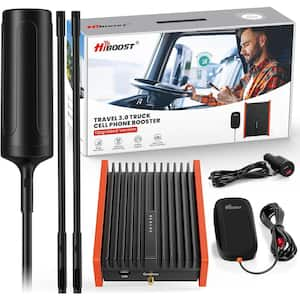 Cell Phone Signal Booster Kit with Adjustable Antenna for All Carriers-Verizon, T-Mobile, At and T, FCC Approved