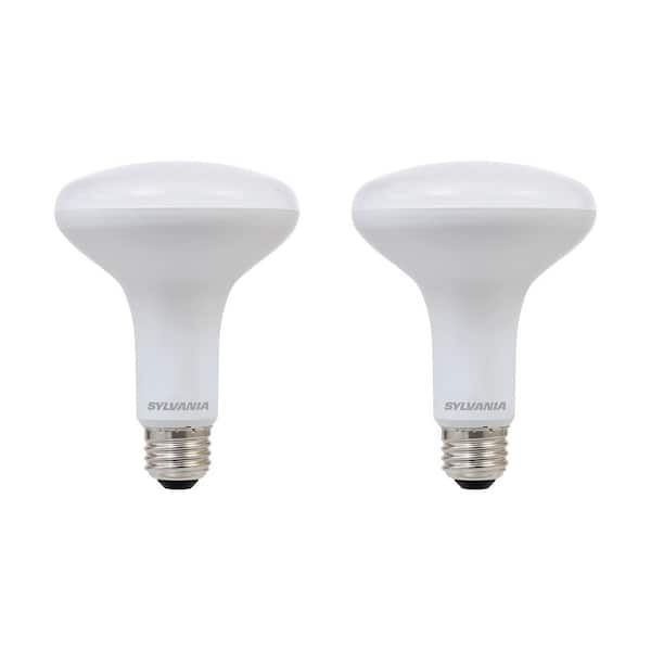 Sylvania 65-Watt Equivalent BR30 Dimmable LightSHIELD Germicidal 5000K Daylight White LED Light Bulbs (2-Pack)