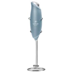 1-Touch Handheld Milk Frother - Metallic Ice Blue
