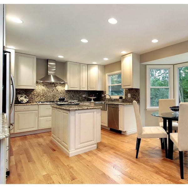 Easy-Up 4 in. 4000K Remodel White Magnetic Integrated LED Recessed Kit at 92 CRI