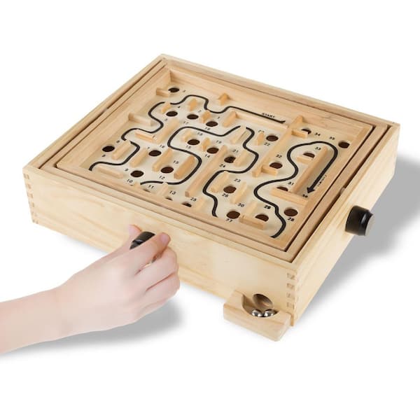 Hey! Play! Wooden Labyrinth Game-11