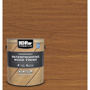 1 gal. #T-129 Chocolate Transparent Waterproofing Exterior Wood Finish