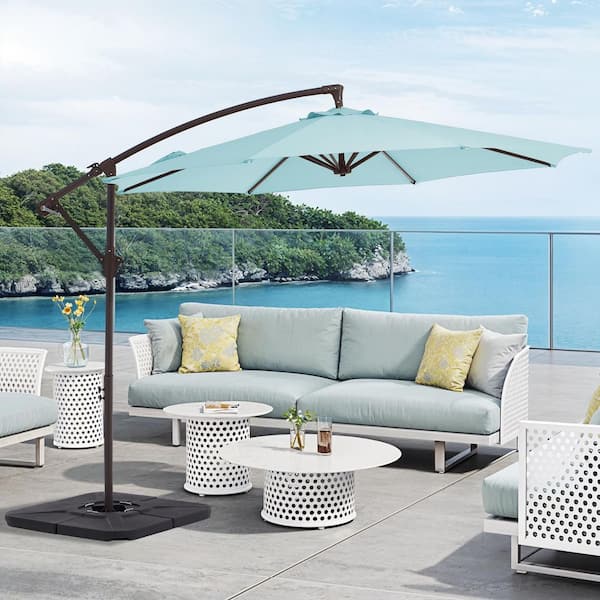 6 chair patio table with umbrella INNUMIA 7-Piece Plastic Rectangular Outdoor Dining Set, HDPE Patio Table  with Umbrella Hole and 6 HDPE Patio Chairs for Lawn 60023+60024-SIX