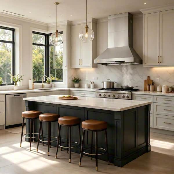 Pro Series 36 in. Smart Wall Mount Ducted Range Hood in Stainless Steel with WiFi, Voice Control and Gas Leak Detection