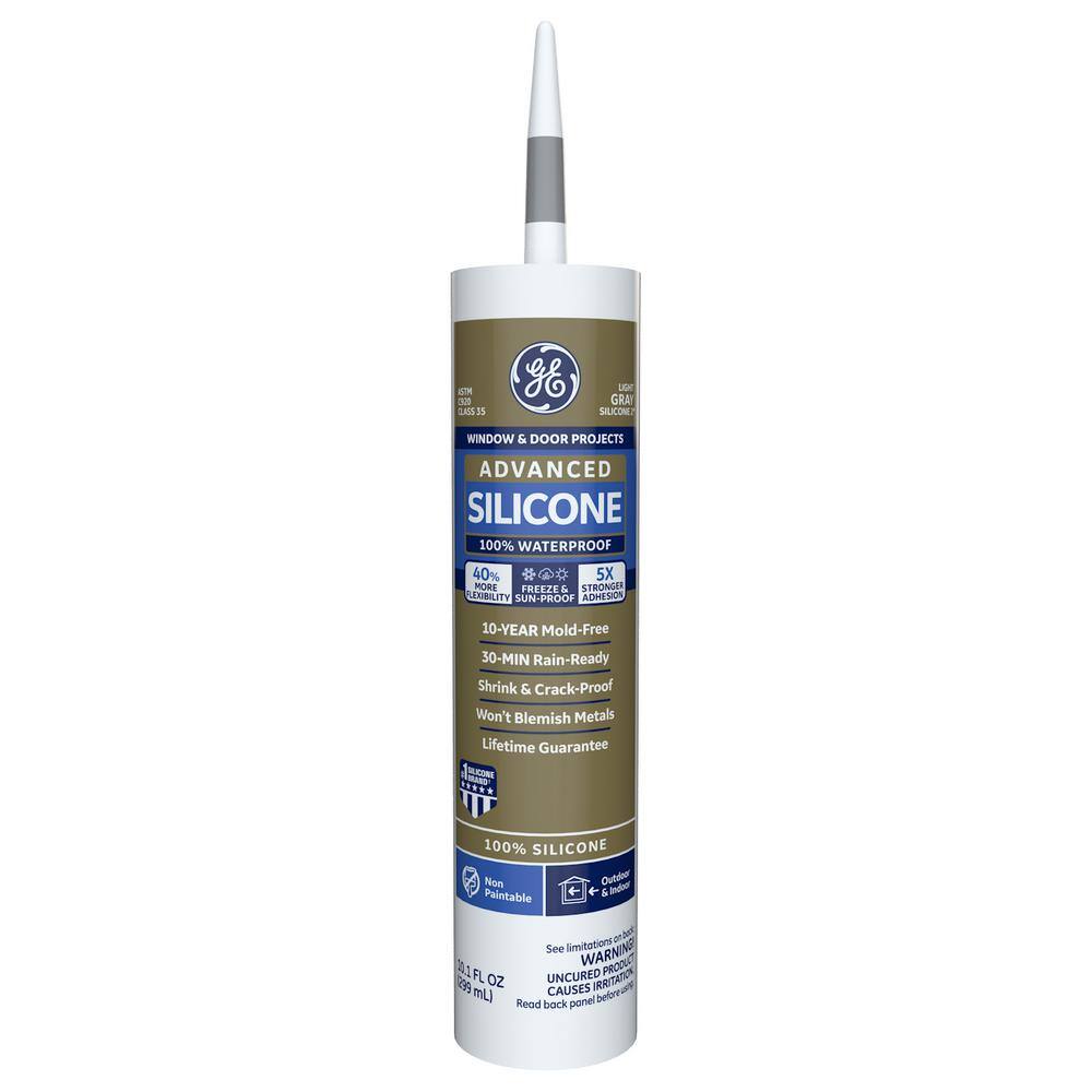 UPC 077027050097 product image for GE Advanced Silicone 2 10.1 oz. Light Gray Exterior/Interior Window and Door Sea | upcitemdb.com