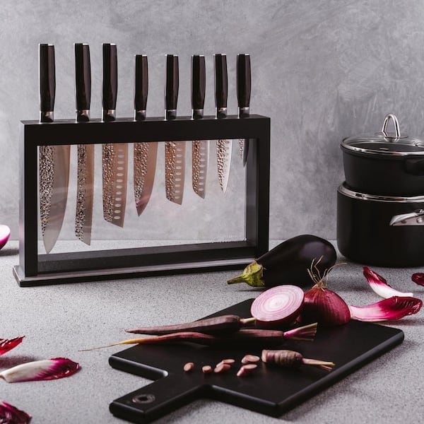 Cuisine::pro DAMASHIRO EMPEROR 9-Piece Stainless Steel Knife Set