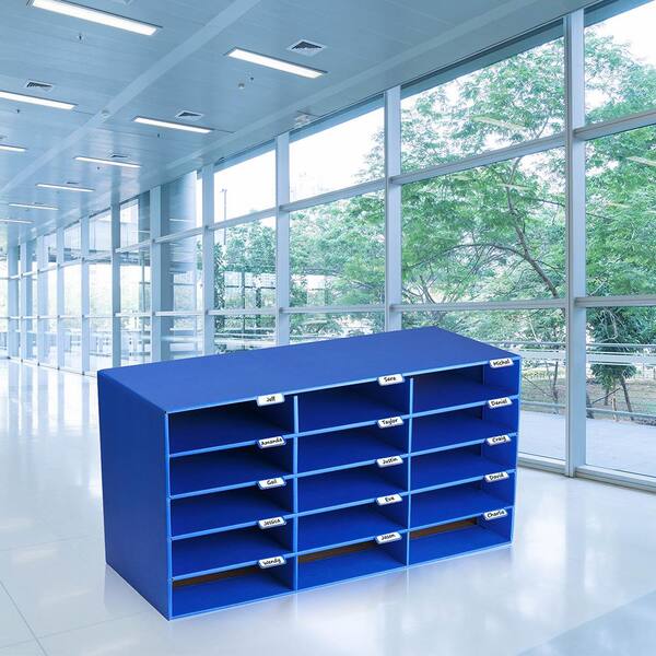 file Office Supplies AdirOffice Black Corrugated Cardboard 15 Slot