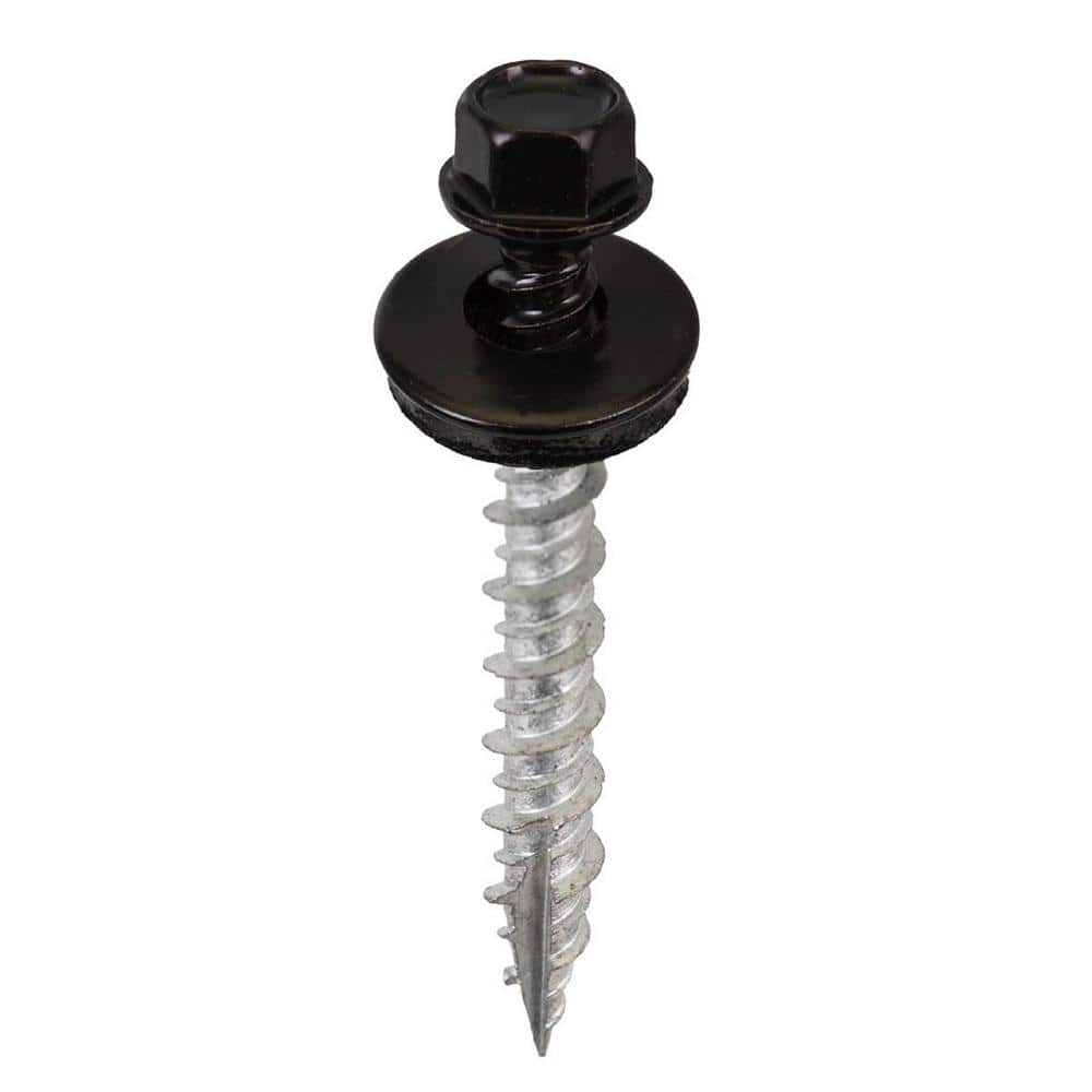 "#9 X 1-1/2 inch Black Hex Metal to Wood Screws (Bag of 250)" price history on PriceWatchPro