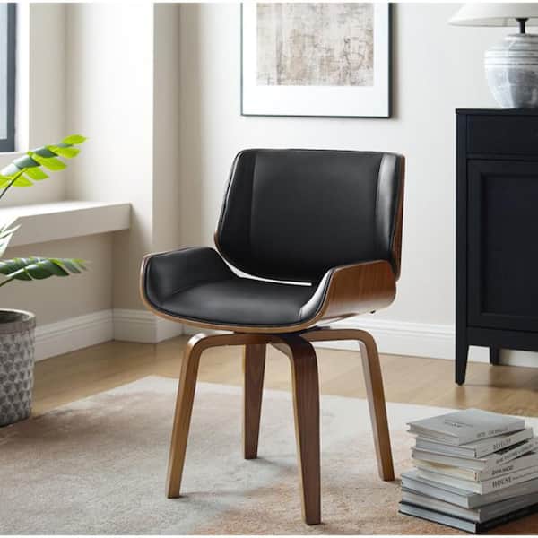 Grey Black Faux Leather Swivel Chair Mars Set Of Faux Leather