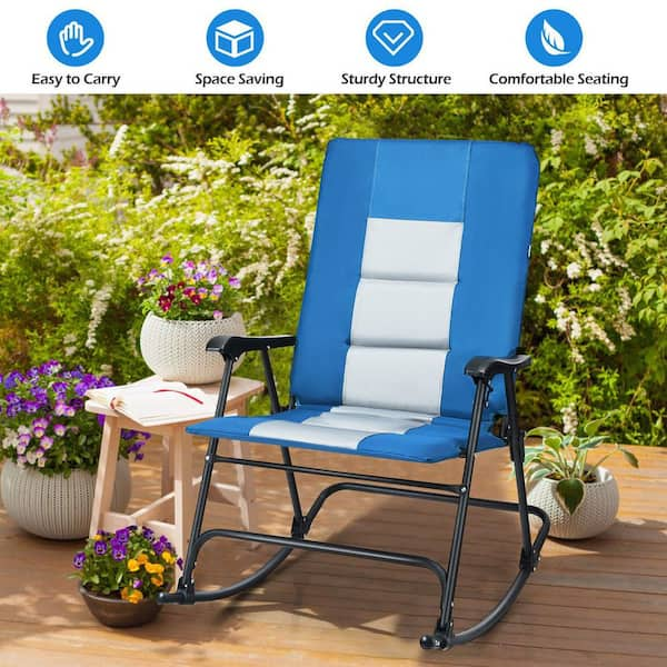 Steel easy discount chair with cloth