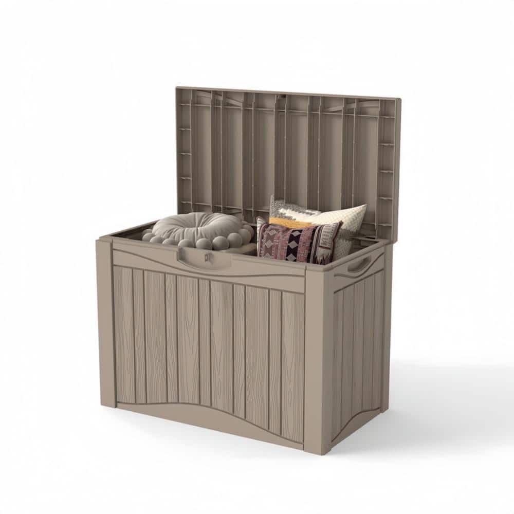 Decksplore 50 Gallons Water Resistant Resin Lockable Deck Box price history on PriceWatchPro