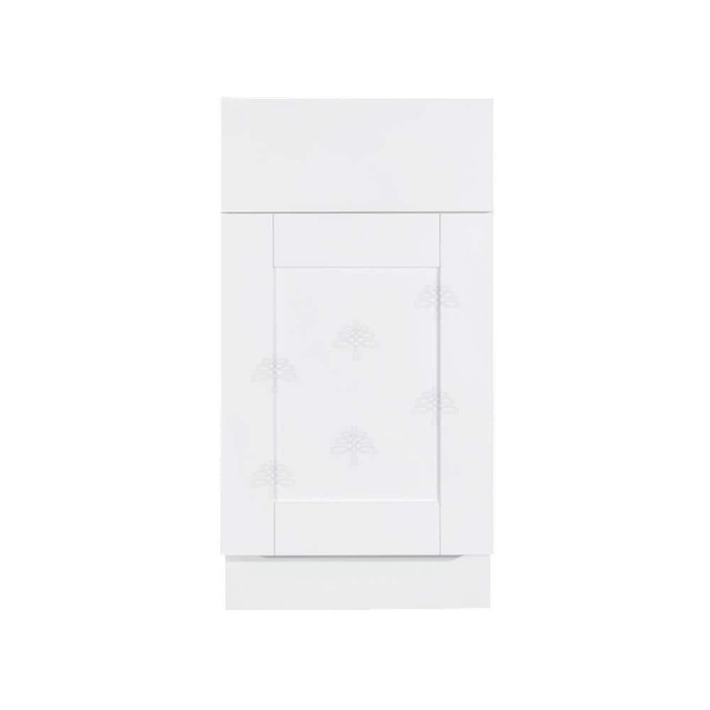 Anchester White Plywood Shaker Stock Assembled Base Wasket Kitchen Cabinet (18 in. W x 34.5 in. H x 24 in. D) price history on PriceWatchPro
