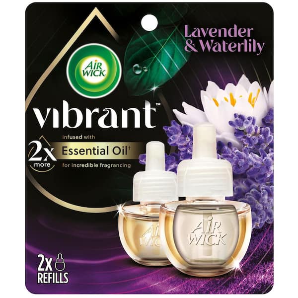 Air Wick Vibrant Lavender and Water Lily Automatic Air Freshener Refill (2-Count)