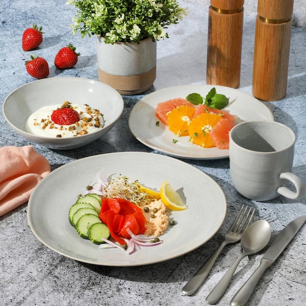 Grey on sale tableware sets