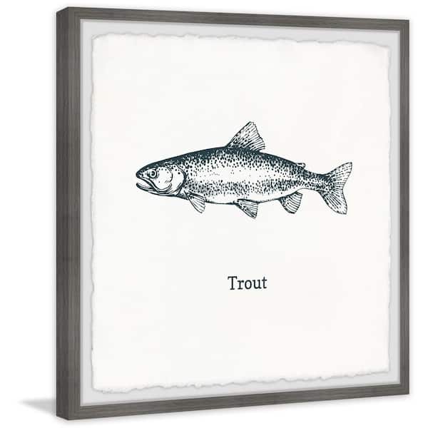 Whitefish, Montana, Trout (24x36 Giclee Gallery Art Print, Vivid