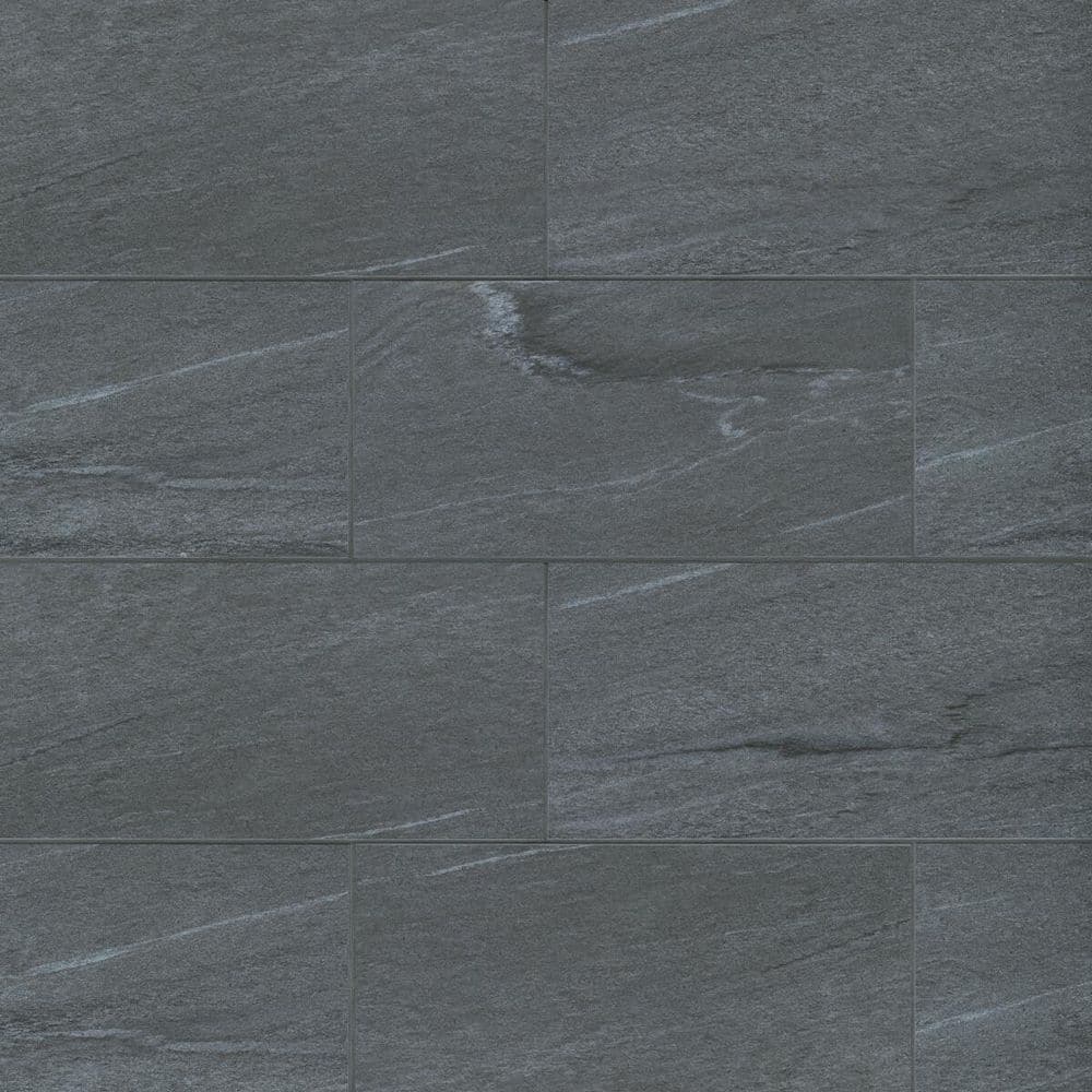 Urban 2.0 12 in. x 24 in. Honed Raven Black Porcelain Tile (15.75 sq. ft./Carton) price history on PriceWatchPro