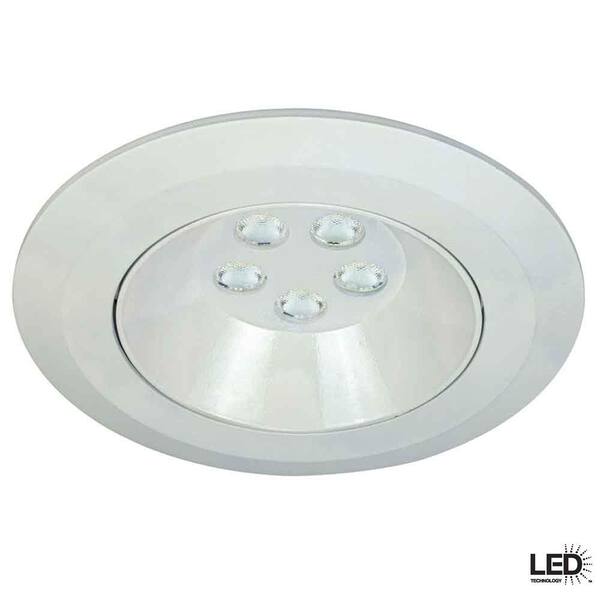 Commercial Electric 6 in. Recessed White Gimbal LED Trim-DISCONTINUED