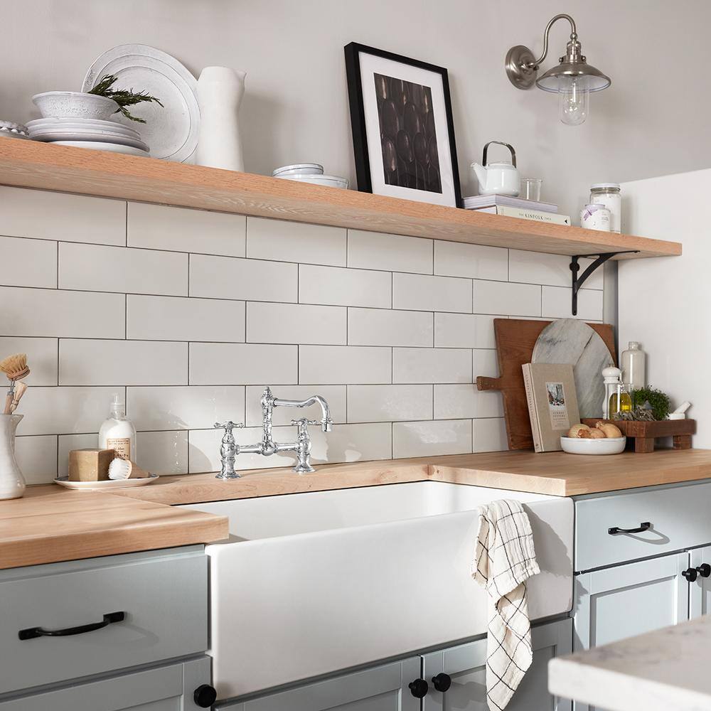 Polished Brass Double Handle Swivel Kitchen Faucet