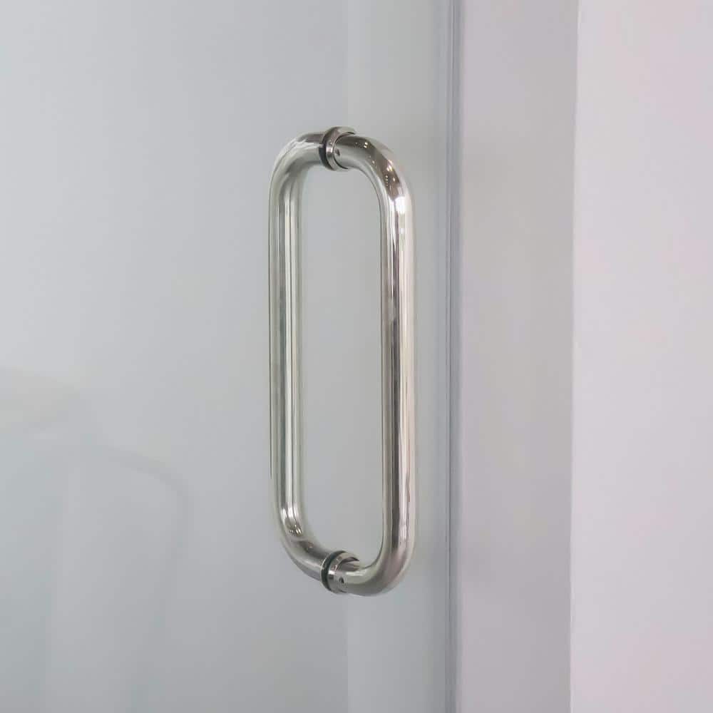 Chrome Finish Back to Back 'C' Pull Handle for Shower Door