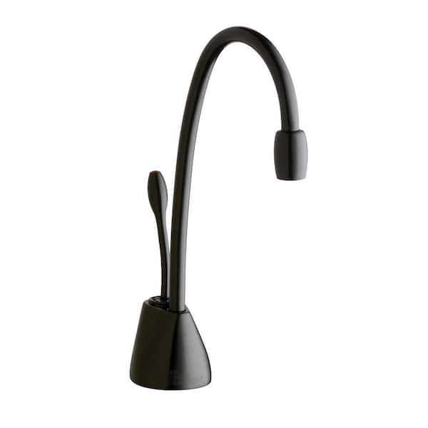 InSinkErator Indulge Contemporary Series 1-Handle 8.4 in. Faucet for Instant Hot Water Dispenser in Black