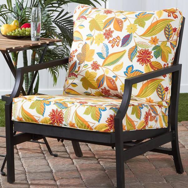 Greendale Home Fashions Shoreham Ikat 2-Piece Deep Seating Outdoor Lounge Chair  Cushion Set OC7820-SHOREHAM - The Home Depot