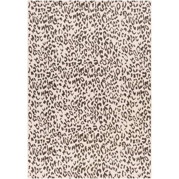 Livabliss Eliti Black 7 ft. 10 in. x 10 ft. 2 in. Indoor/Outdoor Patio Area Rug