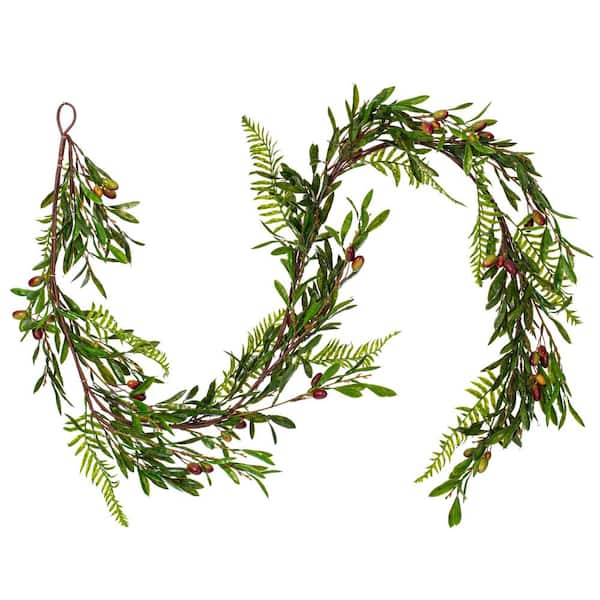 Vickerman 22 in Green Artificial Olive Garland Plants
