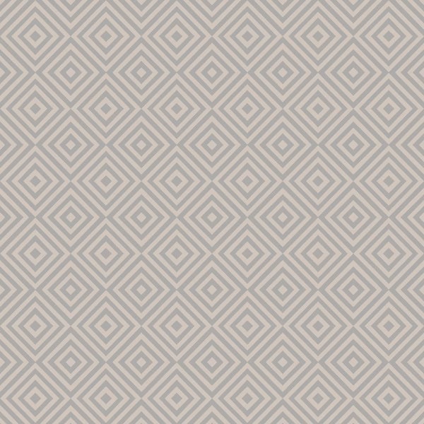 Beacon House Metropolitan Grey Geometric Diamond Grey Wallpaper Sample