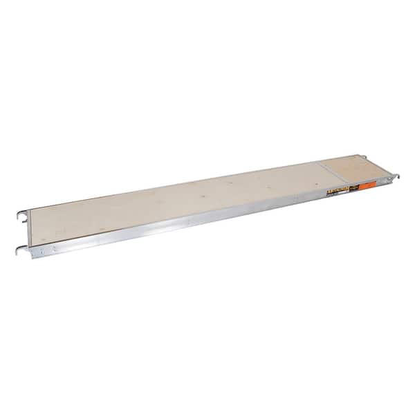 10 ft x 19 in Scaffolding Platform with 5/8 Plywood Plank and Reinforced Edge Capping