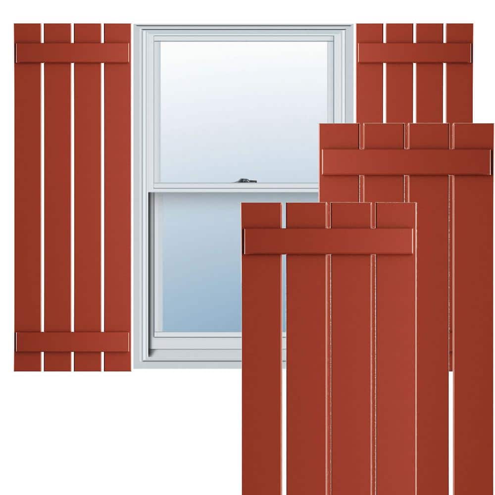 True Fit PVC 23 in. W x 71 in. H Vinyl Board and Batten Shutters Pair in Colorful Leaves price history on PriceWatchPro
