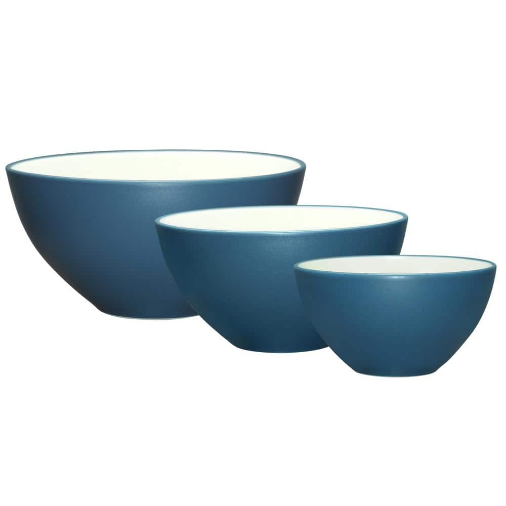 Omniware 3 Piece Mixing Bowl Set Color: Navy Blue