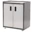 Gladiator Ready-to-Assemble Steel Freestanding Garage Cabinet in Silver ...