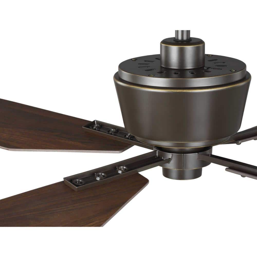 Chapin 56" Oil Rubbed Bronze Ceiling Fan with Remote and Lighting