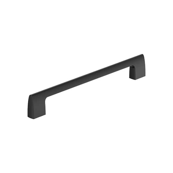 Riva 8-13/16 in. (224mm) Center-to-Center Matte Black Bar Cabinet Pull
